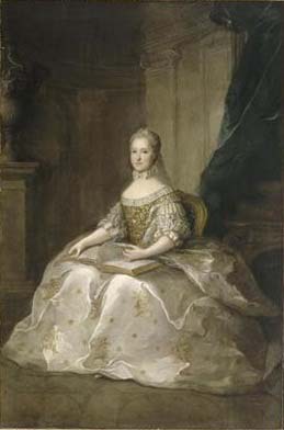 Portrait of Maria Josepha of Saxony dauphine of France